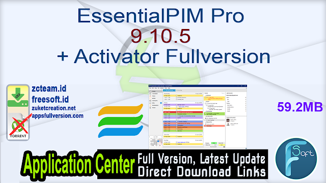 EssentialPIM Pro 9.10.5 + Activator Fullversion
