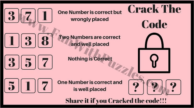 Crack the Code Puzzles: Crack the Password 3 Digit Key