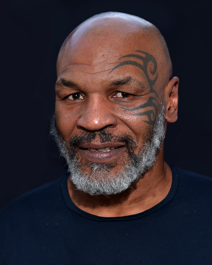 Mike Tyson Posing for camera