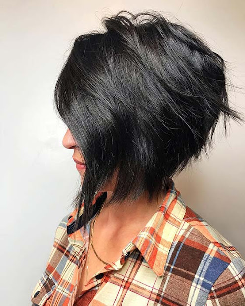 easy short stacked bob haircuts