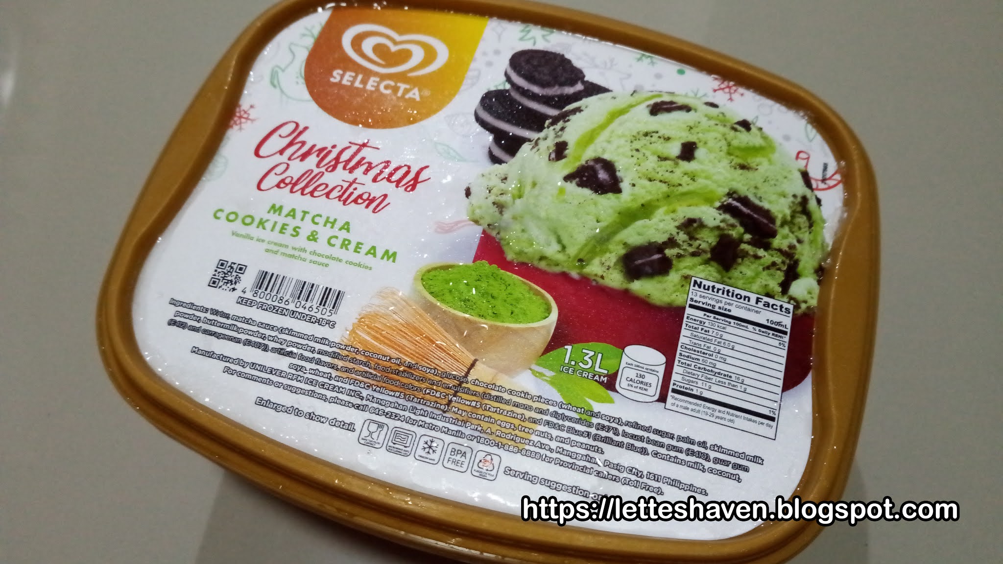 Lette's Haven Selecta Matcha Ice Cream Christmas Collection