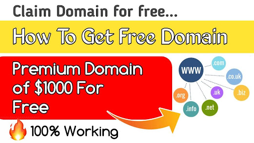 How to Get Premium Domain for free l Claim free domain of $1000 for free l Khalid Guru