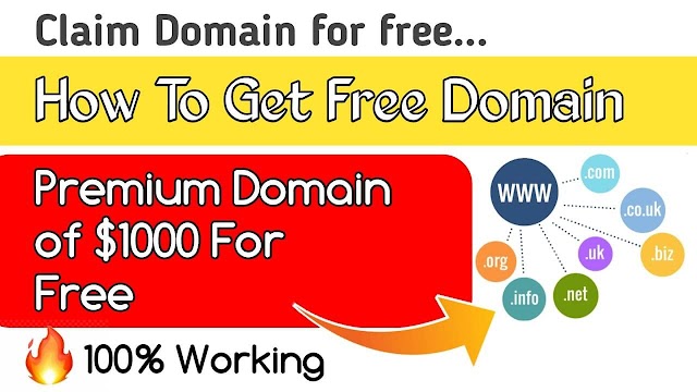 How to Get Premium Domain for free l Claim free domain for free