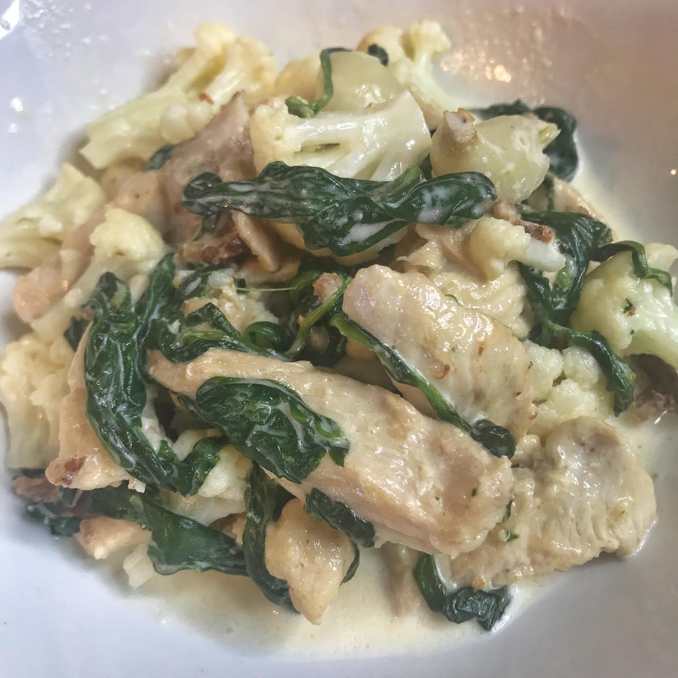 Keto Cauliflower Chicken Alfredo Recipe