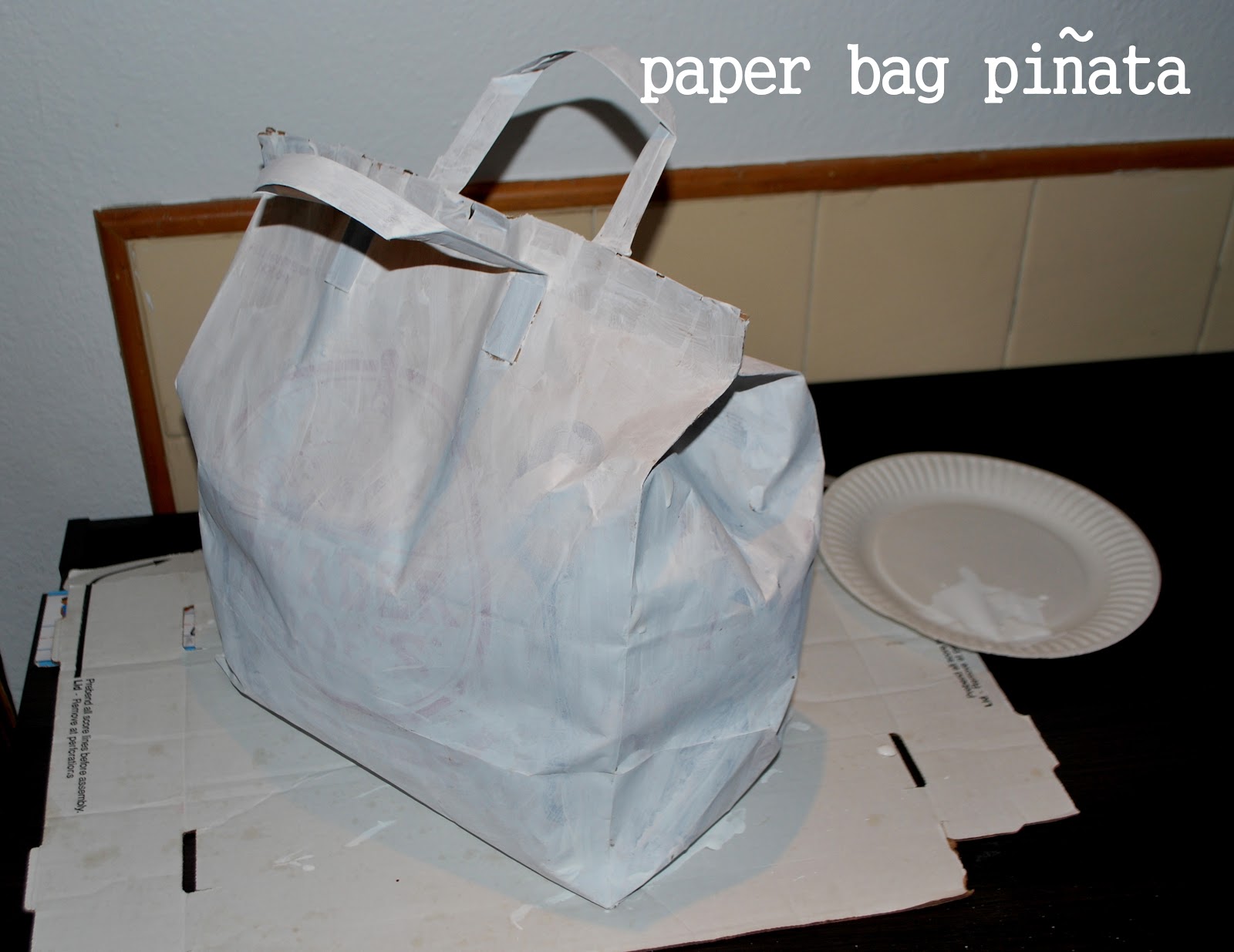Temporary Insanity, Permanent Joy Paper Bag Pinata Tutorial
