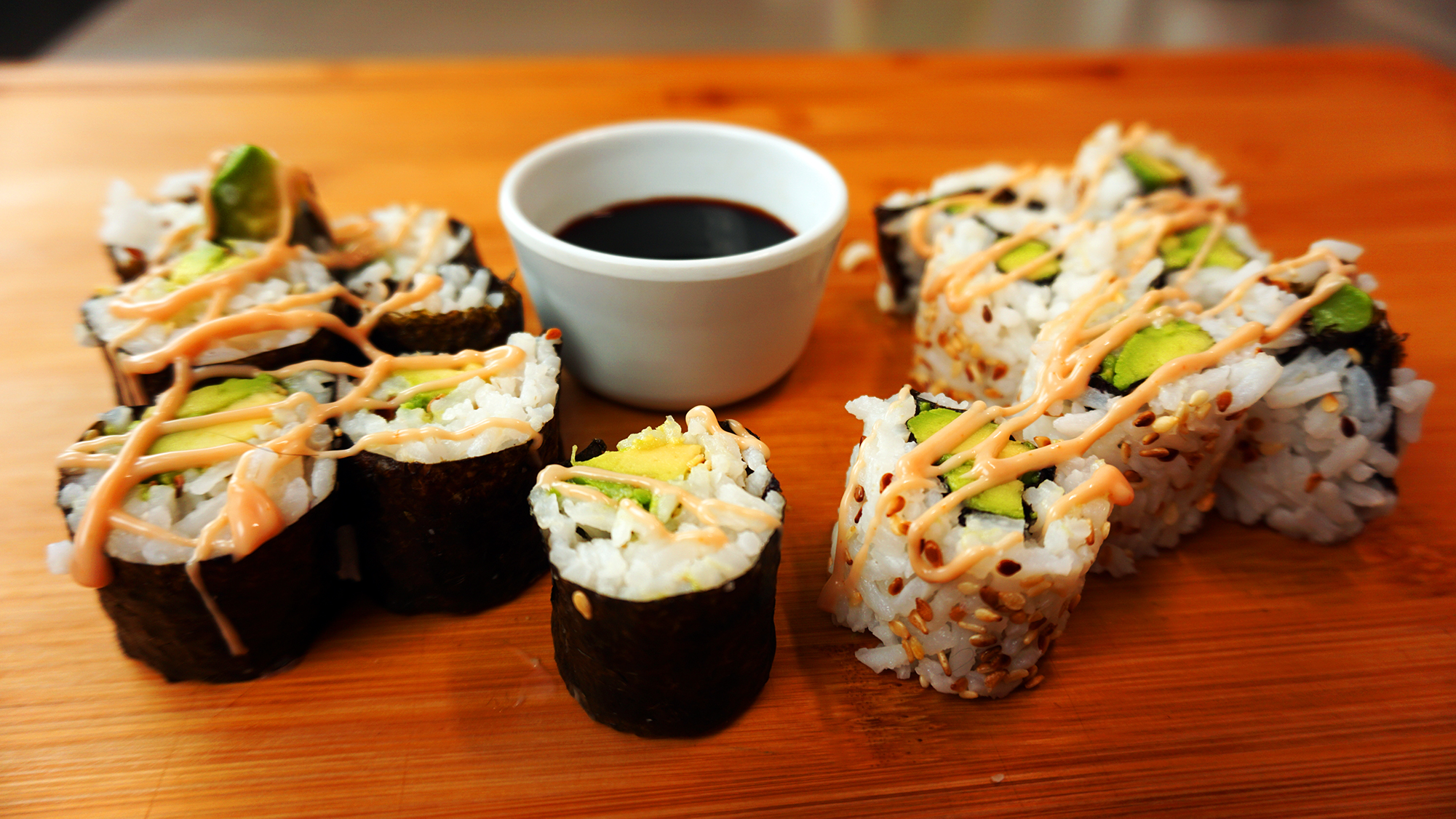 Can You Make Sushi With Regular Rice? Avocado Sushi Rolls Inside And Out
