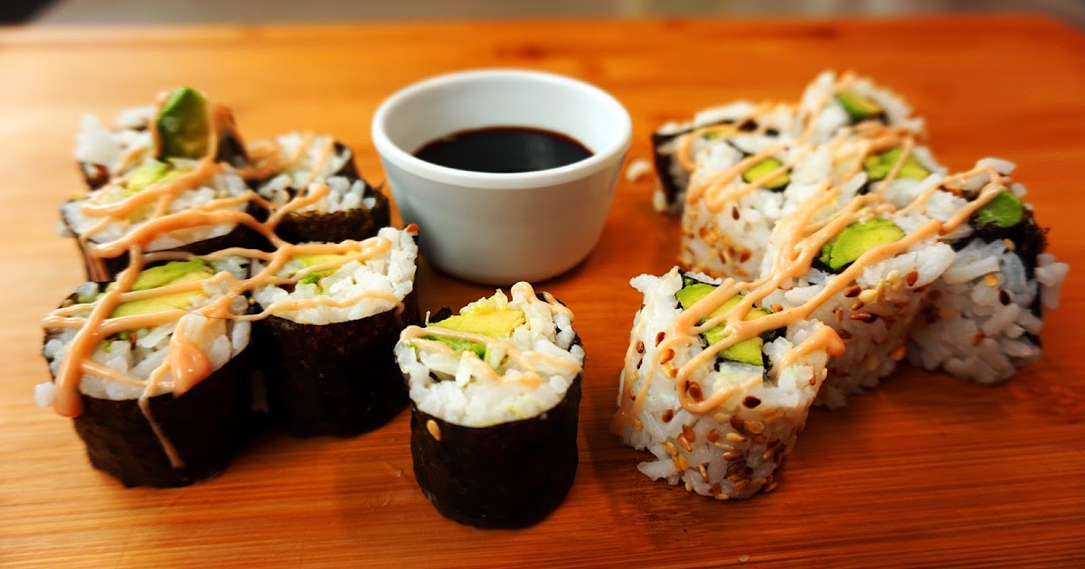 Can You Make Sushi With Regular Rice? Avocado Sushi Rolls Inside And Out