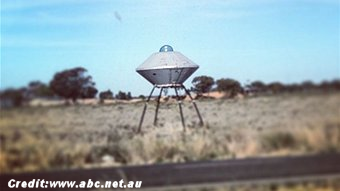 UFO Sculpture, Lower Light in South Australia