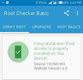 how to root tecno w3