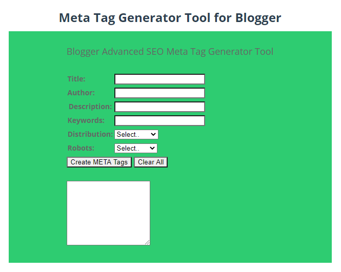 How to Create and Add SEO Meta Tag for Blogger in Tamil