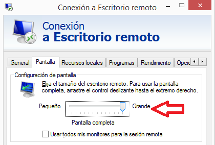 Windows: escritorio remoto pantalla negra SYSADMIT