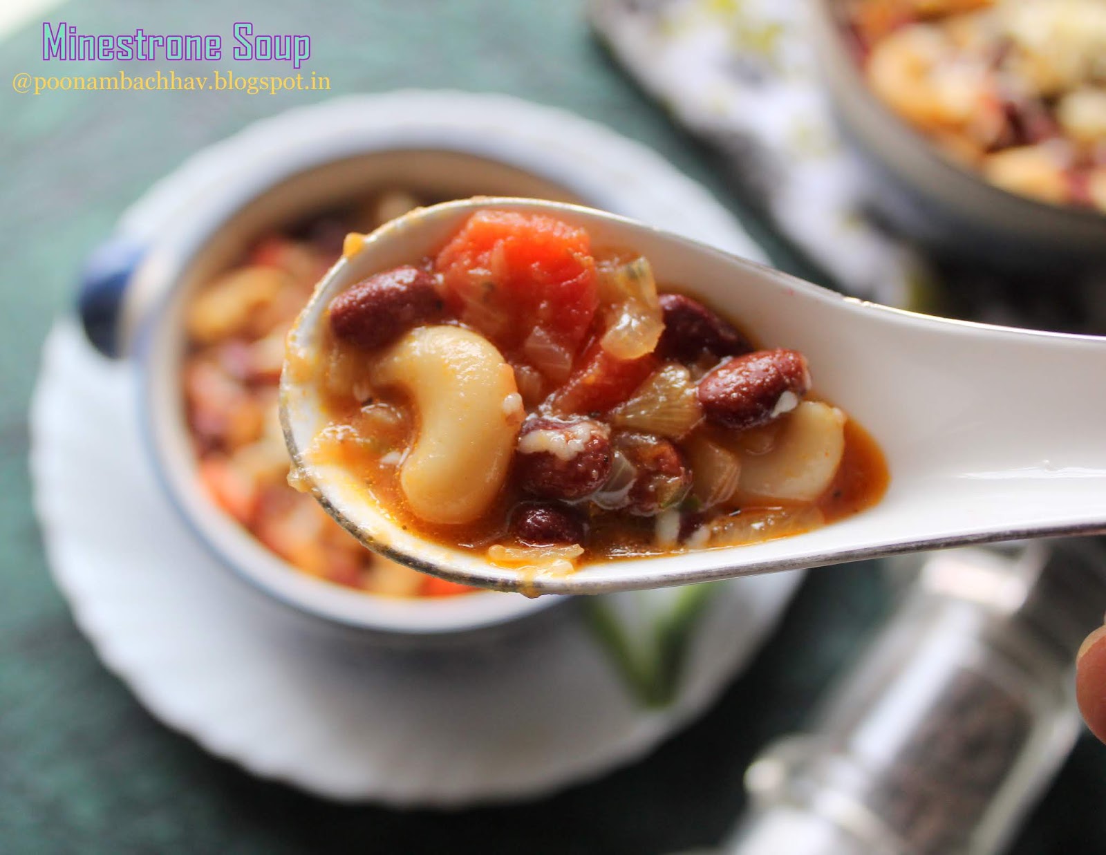 Annapurna Minestrone Soup With Kidney Beans