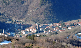 The village of Garessio sits in a valley in the Ligurian Alps, close to the Langhe wine region