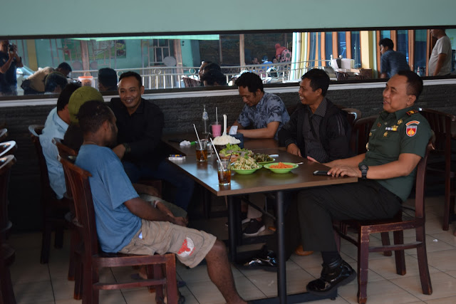 Berikan Rasa Nyaman, Dandim Klaten Silaturohmi Dengan Warga Papua   