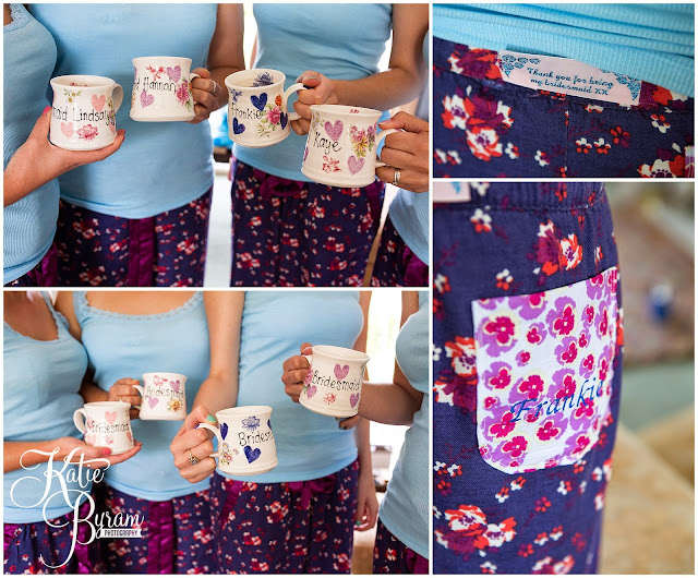 bridesmaids mugs, bridesmaids pyjamas, camper van hire newcastle, wedding camper van northumberland, eshott hall, eshott hall wedding, morpeth wedding, katie byram photography, vintage wedding