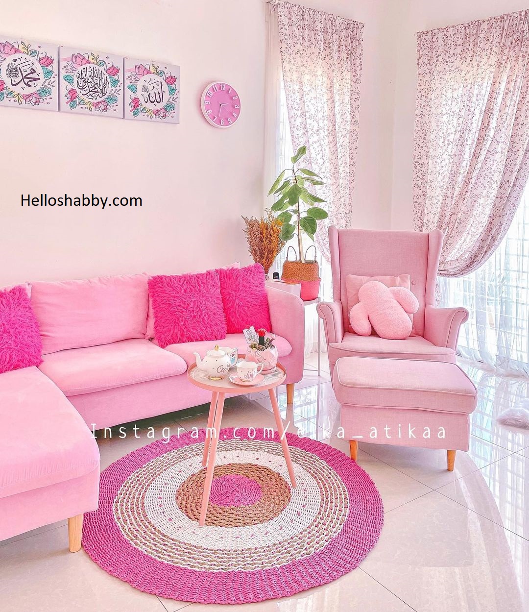 6 Ruang Tamu Rumah Type 36 Warna Pink Paling Cantik Mana Favoritmu