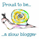 I am a Slow Blogger