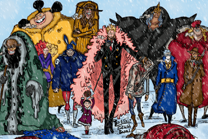 12 Anggota Bajak Laut Donquixote Berdasar Tingkat Kekuatannya