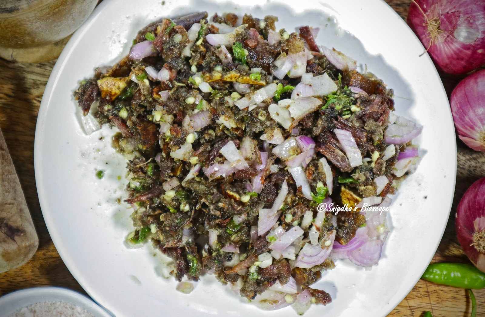 Smoked Pork Chutney North East Indian style