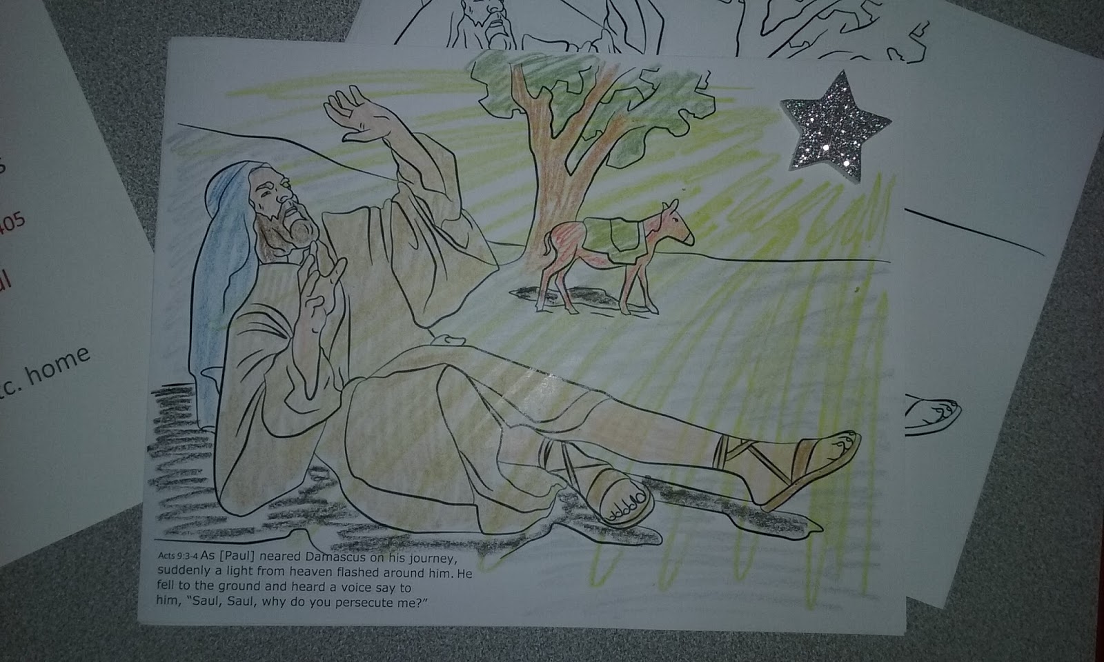 The Confident Journal Sunday School Craft Saul to Paul. Paul's