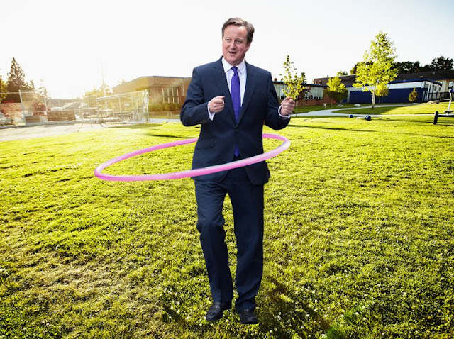 David Cameron skipping gets the photoshop