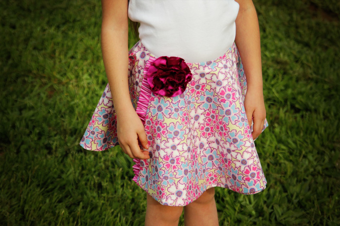 Reversible Wrap Circle Skirt - Tutorial - girl. Inspired.