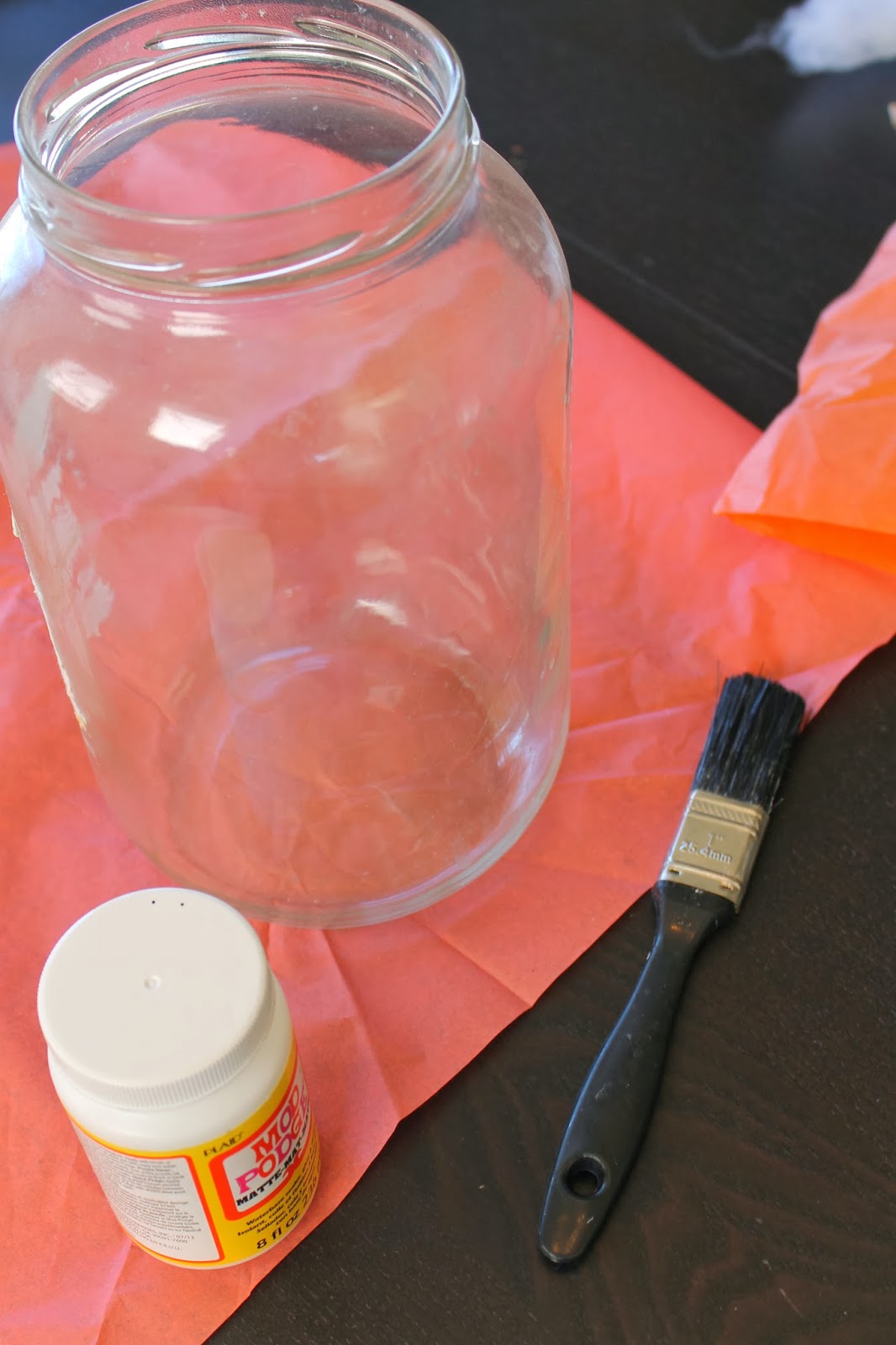 Cook and Craft Me Crazy Tissue Paper Halloween Jars