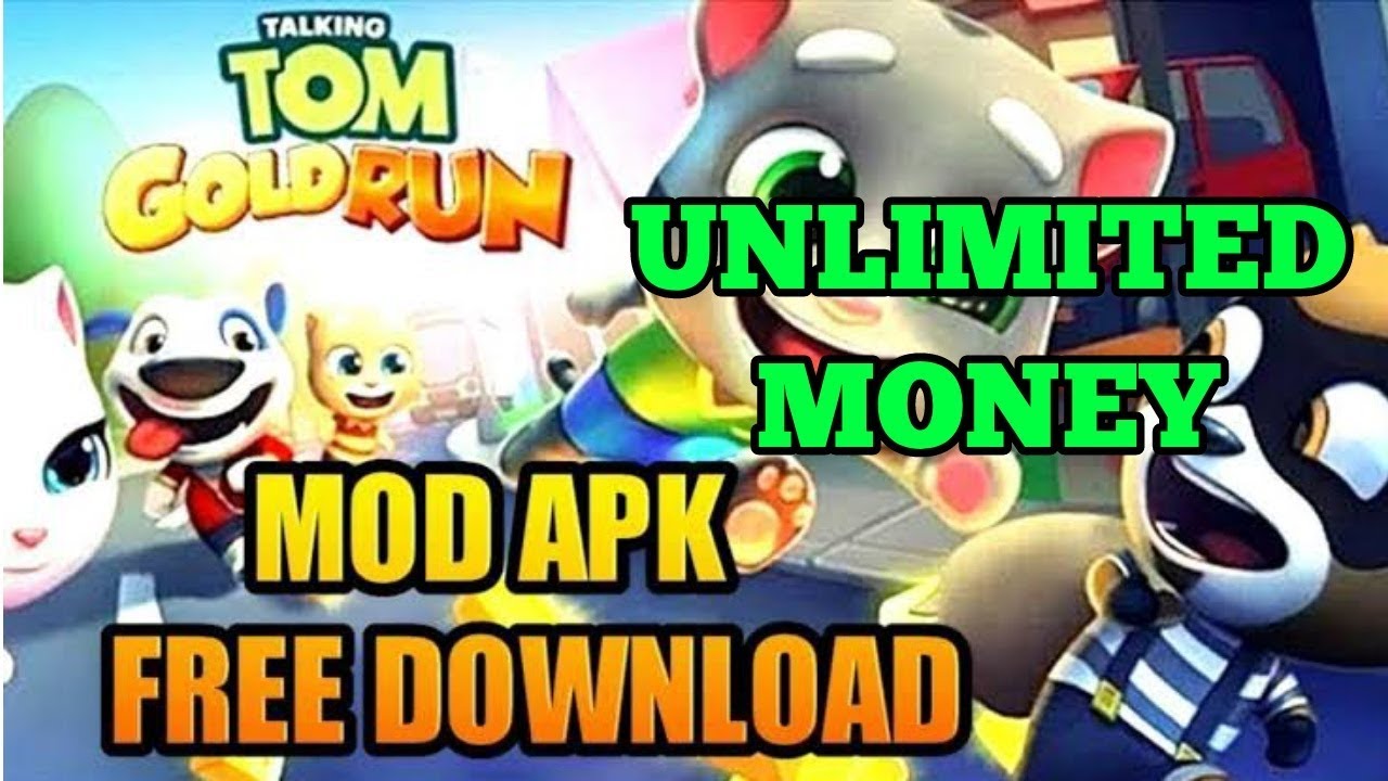 Talking Tom Gold Run Hack Apk Mod (unlimited Gold Bars/Dynamite/Diamond