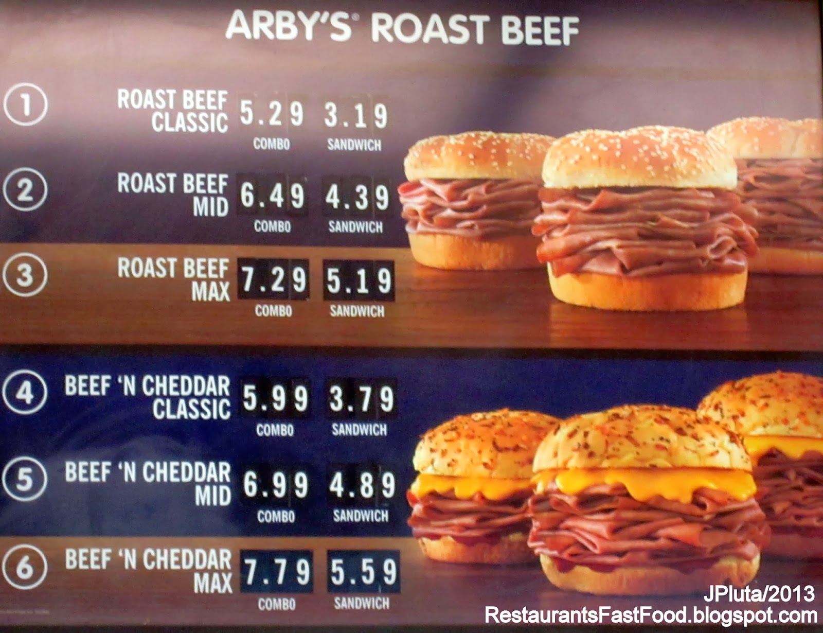 Restaurant Fast Food Menu McDonald's DQ BK Hamburger Pizza Mexican Taco