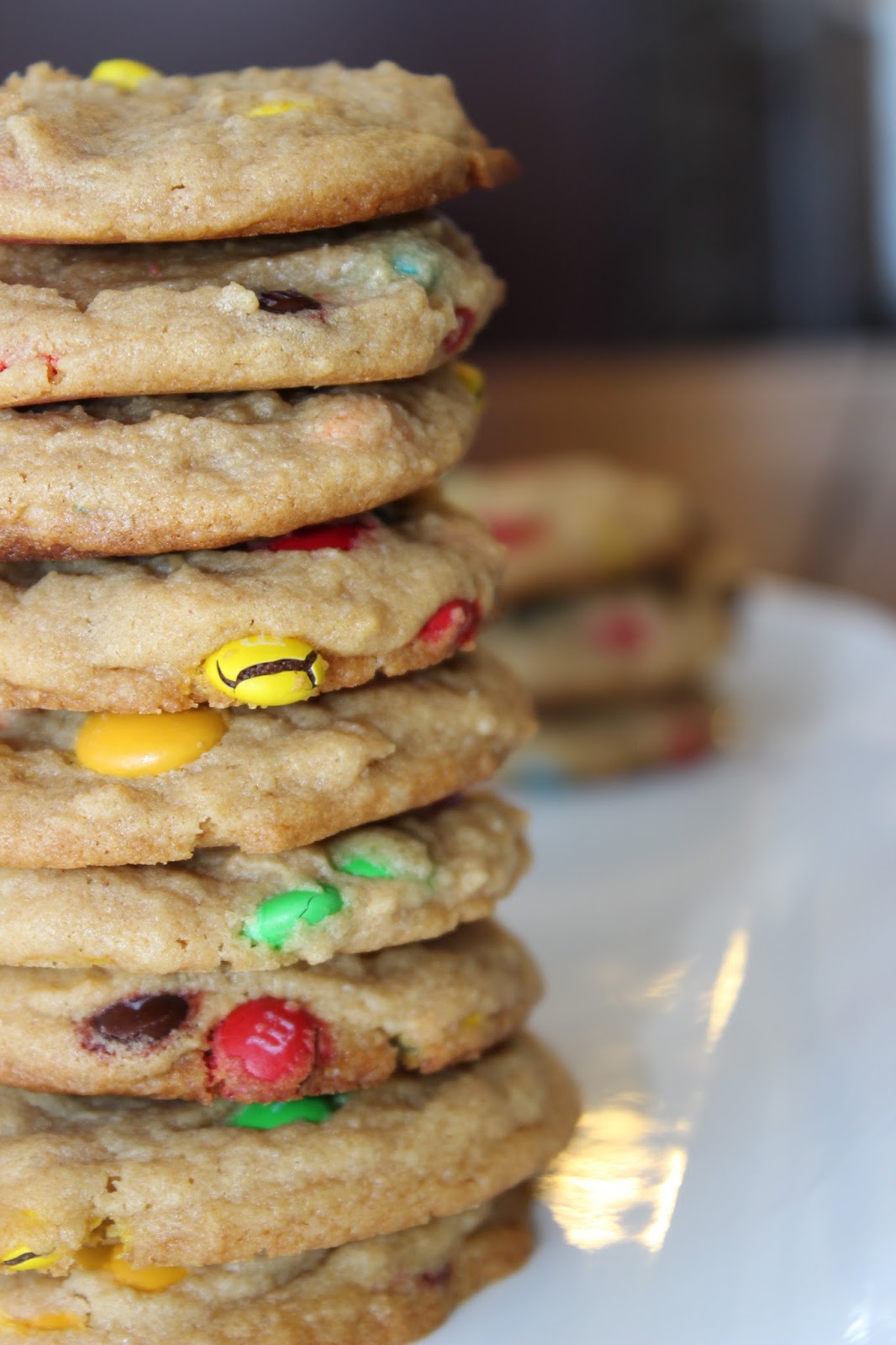 sugar & spice Peanut Butter M&M Cookies