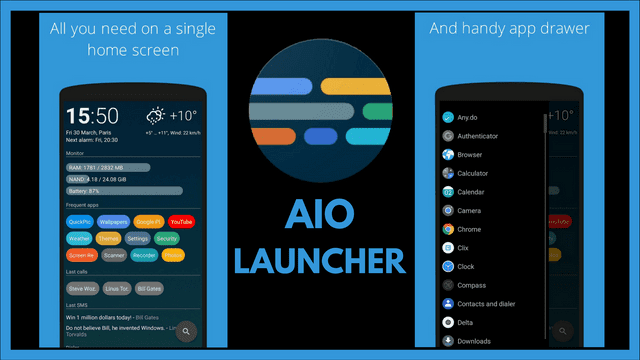 AIO Launcher Premium - APK 2.8.29 For Android 