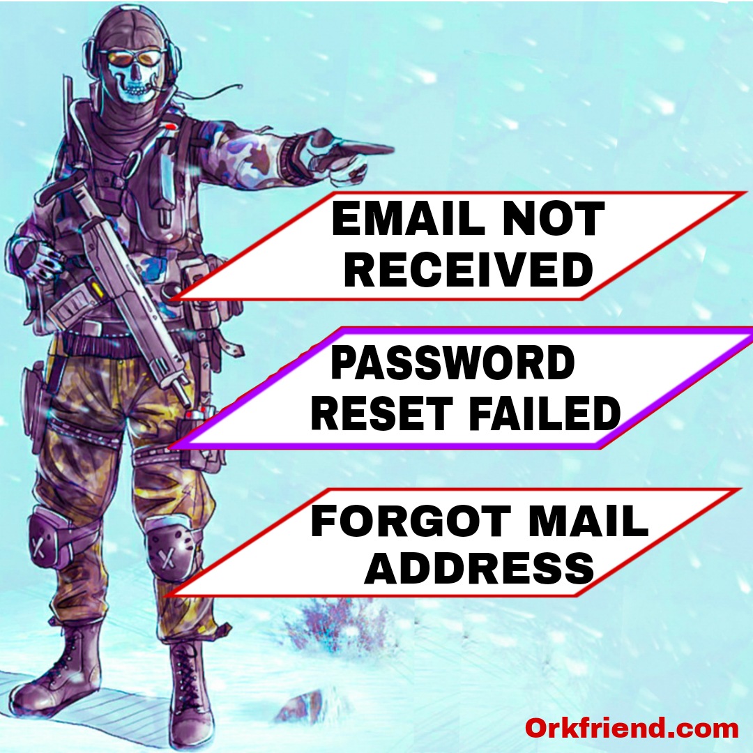 Cod Account Password Reset Email Not Received, Problem Sloved Orkfriend