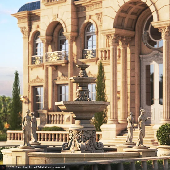 Lingkar Warna 61 Desain Rumah Super Mewah Bergaya Klasik Eropa