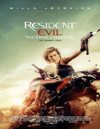 Resident Evil The Final Chapter 2016 300MB Hindi Dual Audio BluRay 480p ESubs