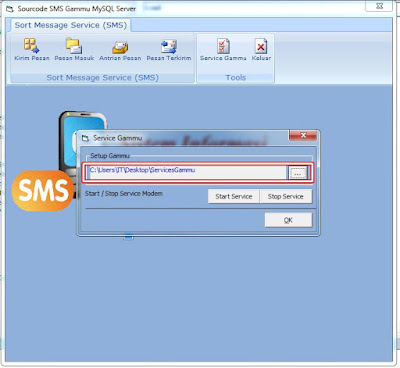 Sistem Informasi SMS Gateway | Gammu MySQL Direct VB6