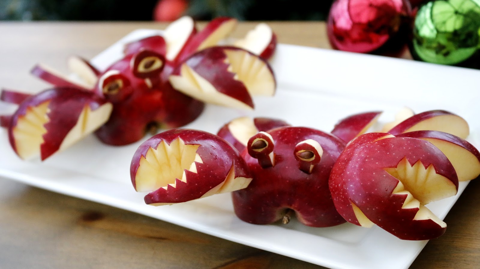Josephine's Recipes How To Make Apple Crabs Fruit Carving Garnish