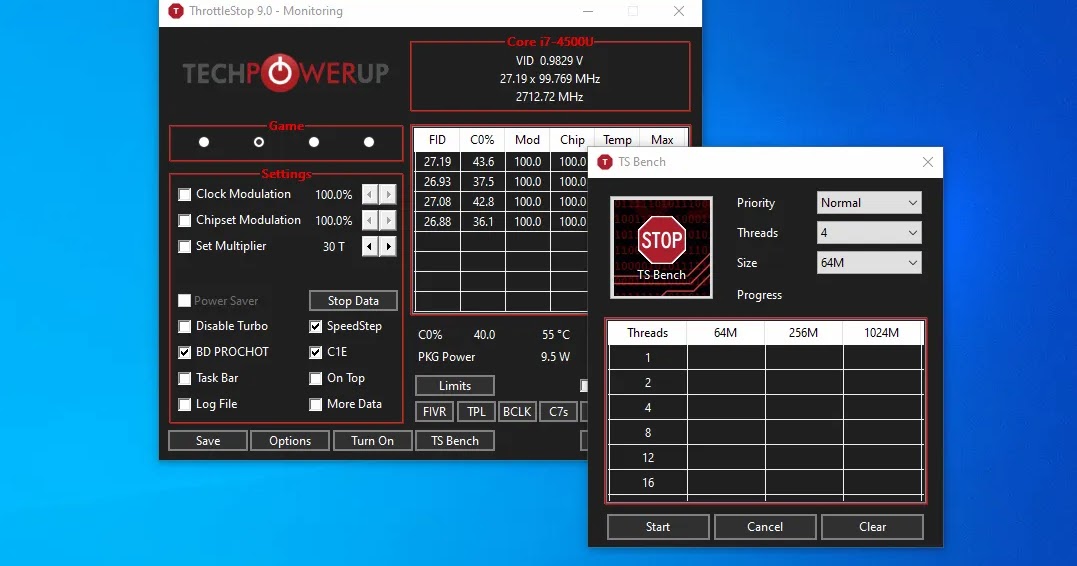 ThrottleStop Ανεβάστε στο μέγιστο την απόδοση της CPU του υπολογιστή σας