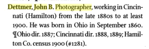 Cabinet Card Photographers March 2018