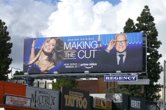 Making the Cut season 1 billboard Melrose Avenue Making the Cut season 1 billboard