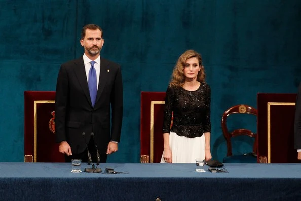 Queen Sofia of Spain, Crown Prince Felipe and Crown Princess Letizia