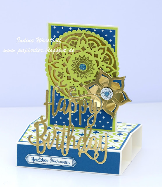 Orientpalast | Stampin' Up! | papiertier Indina | Pop-up Card | Anleitung