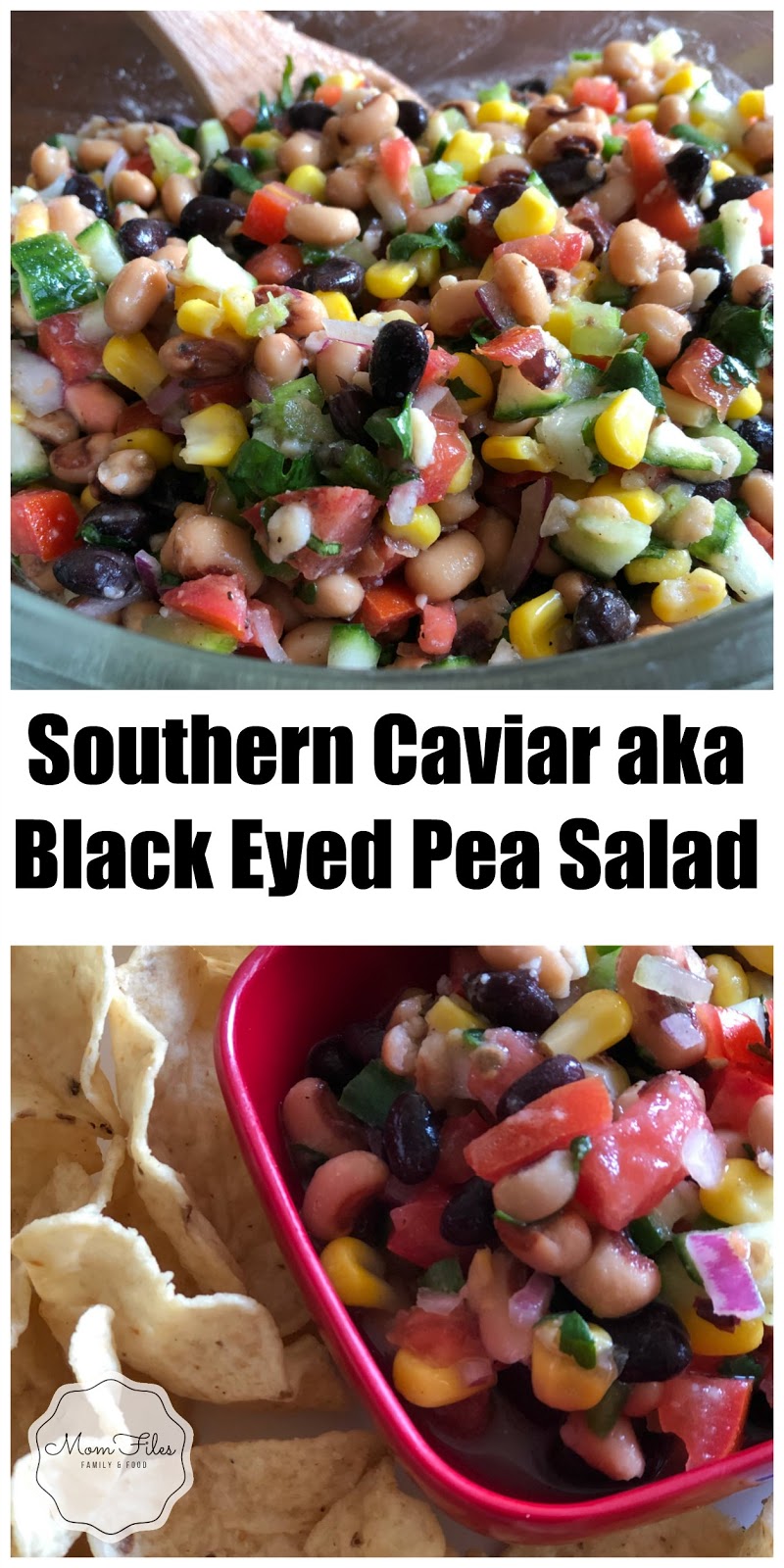 Southern Caviar aka Black Eyed Pea Salad Recipe | Mom Files