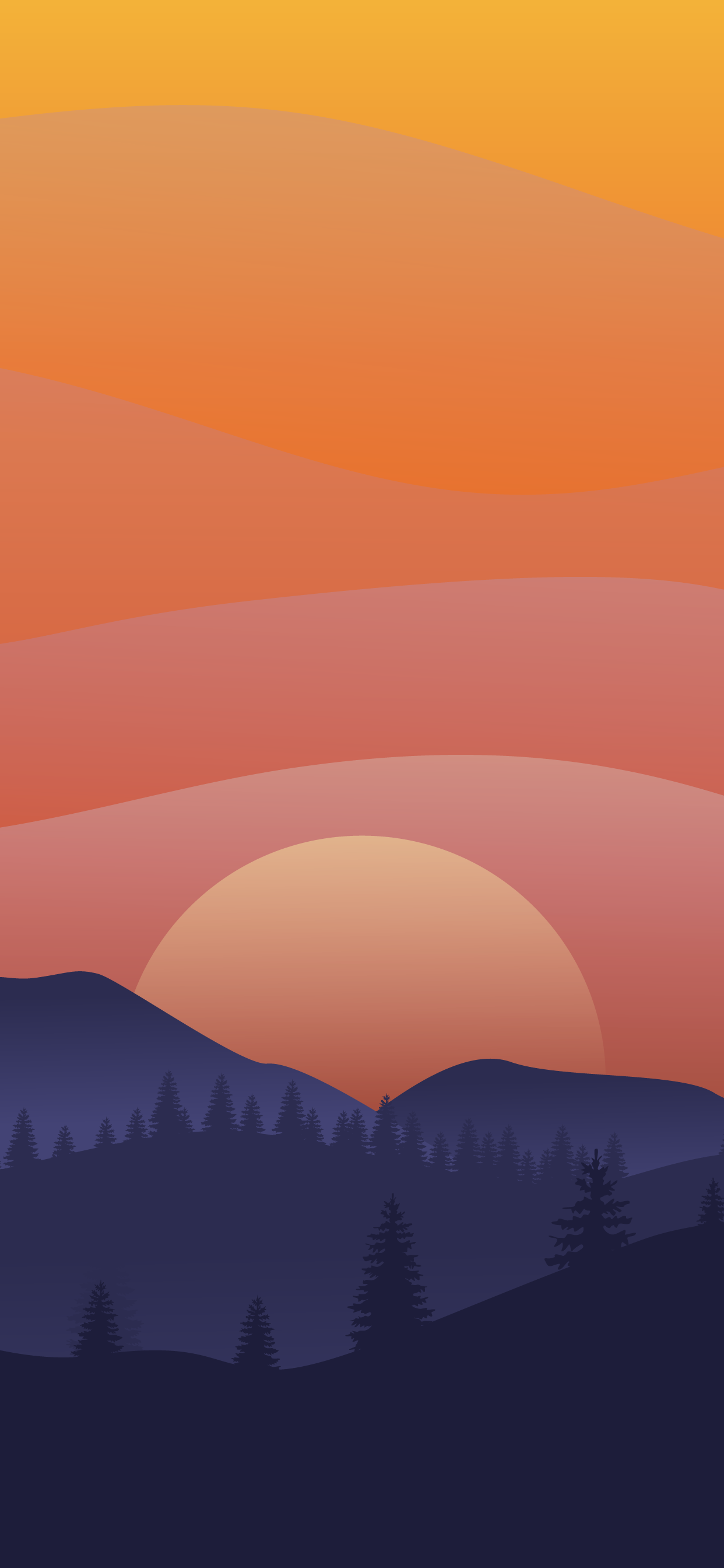 Minimalist Sunset Mobile Wallpaper Background Wallpaper Image For Free  Download - Pngtree