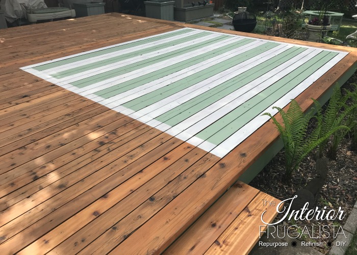 How To Stain An Outdoor Area Rug On A Wood Deck Interior Frugalista