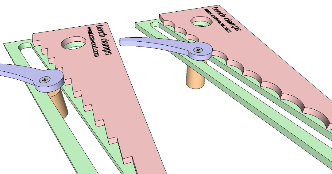 Instwood Bench Dogs Clamps