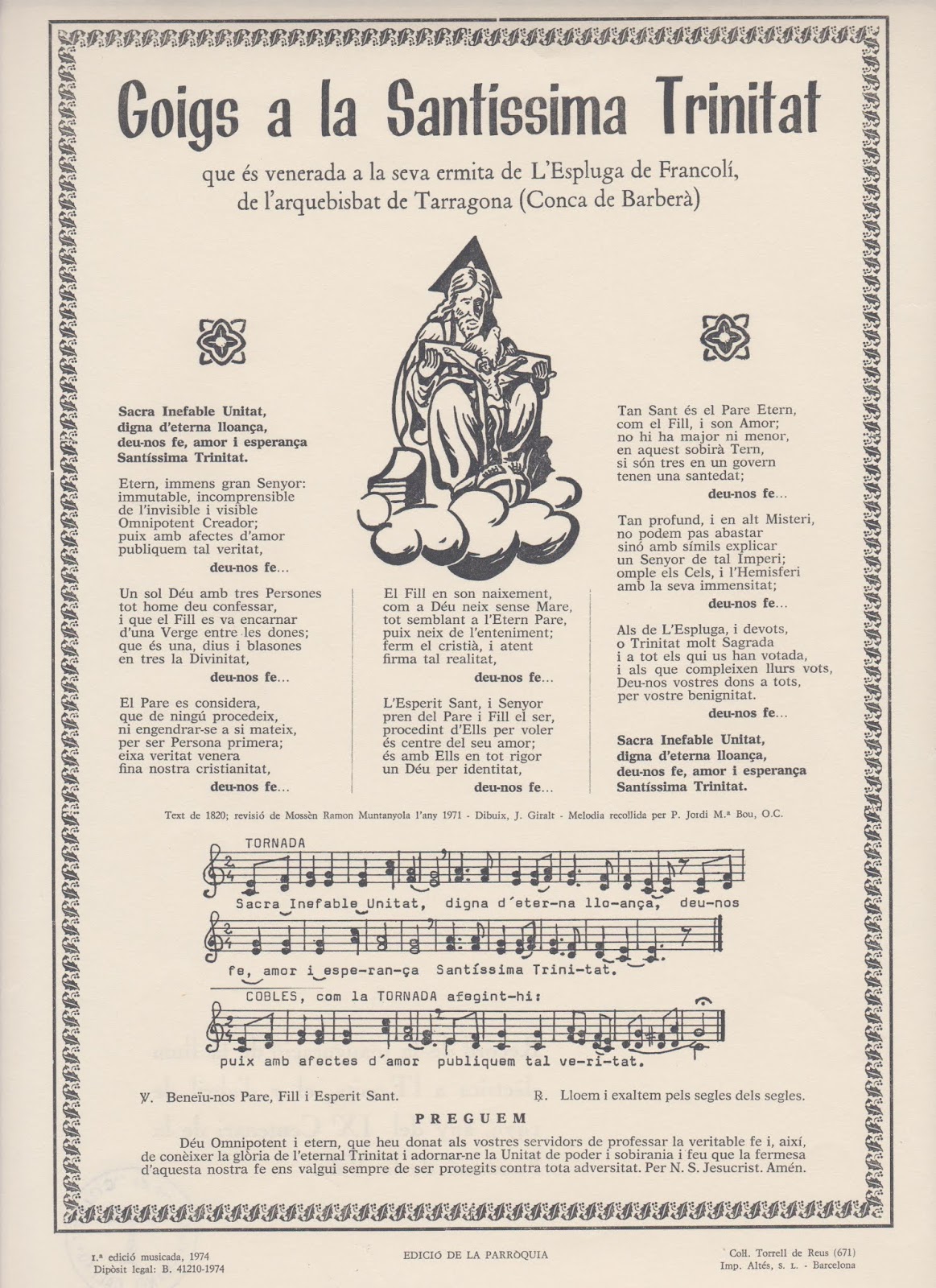 L' aventura gogística: SANTÍSSIMA TRINITAT