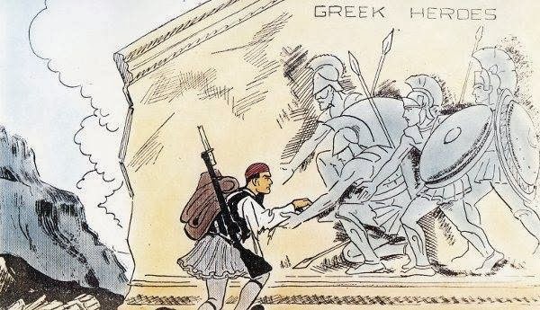 Αποτέλεσμα εικόνας για greek italian war cartoon