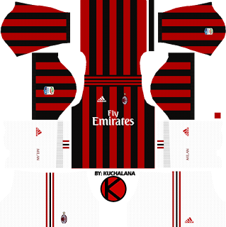 AC Milan Kits 2017/2018 - Dream League Soccer