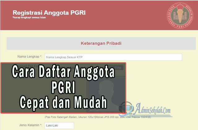 Cara Daftar Anggota Pgri Dan Update Data Keanggotaan Pgri Terbaru Admin Sekolah