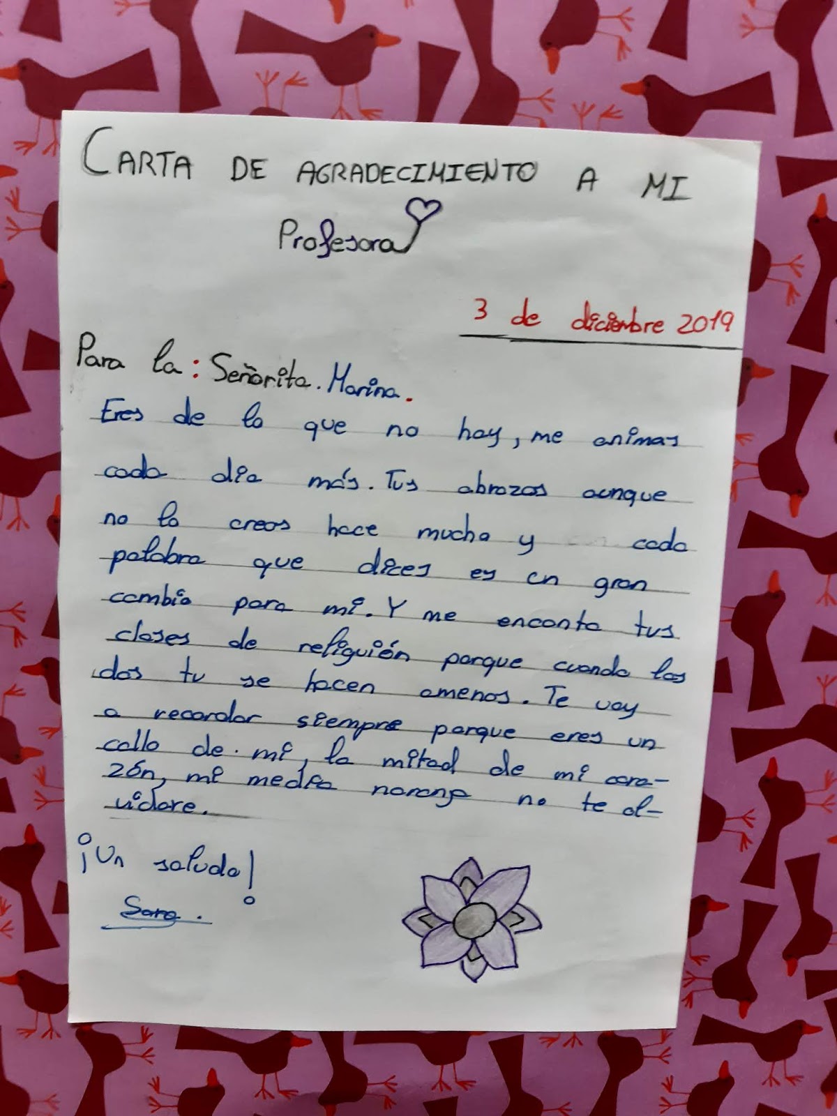 EMOESCRIBO CEIP EL TABLERO: CARTAS DE AGRADECIMIENTO A NUESTROS
